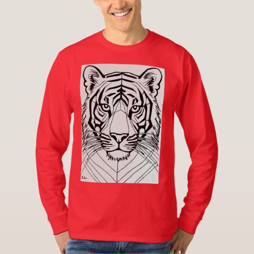 Creating a tiger_themed T_shirt design can be a lo