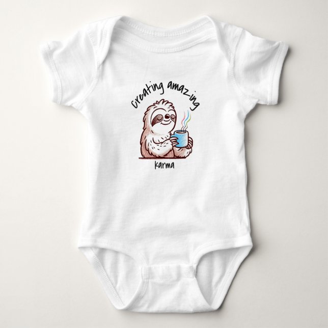 Creating amazing karma baby bodysuit (Front)
