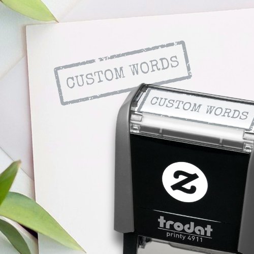 Creating custom_words with frame self_inking stamp