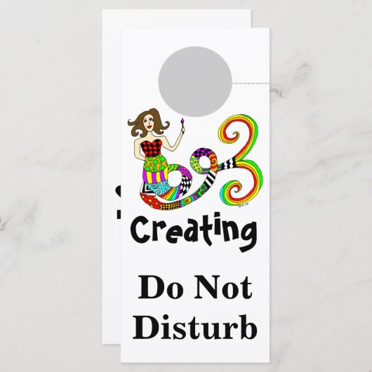 Creating Do Not Disturb Mermaid Muse (Front/Back)