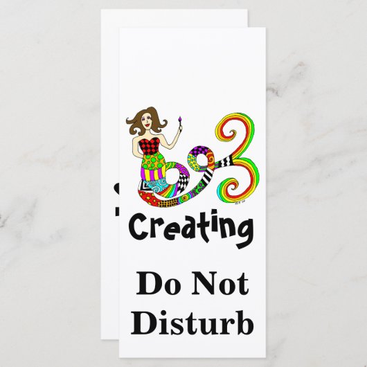 Creating Do Not Disturb Mermaid Muse (Front/Back)