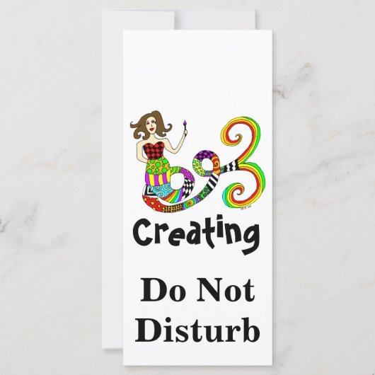 Creating Do Not Disturb Mermaid Muse (Front)