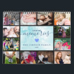 Creating Memories 2020 Photos Calendar<br><div class="desc">Share a favorite memory on each page of this 2019 photo calendar. The cover features a thumbnail version of each photo with a "creating memories" in the center on a blue watercolor background. Personalize with your family name and year. Inside, your photos appear in vibrant full bleed. Email me @...</div>