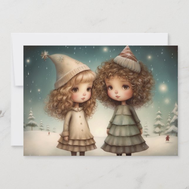 Creating Memories: A Merry Christmas Wish Holiday Card (Front)