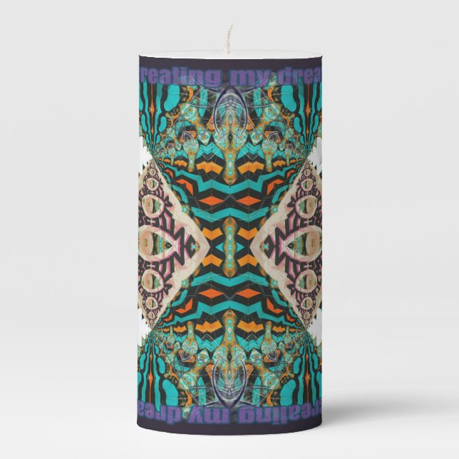 Creating my Dream Pillar Candle (Front)