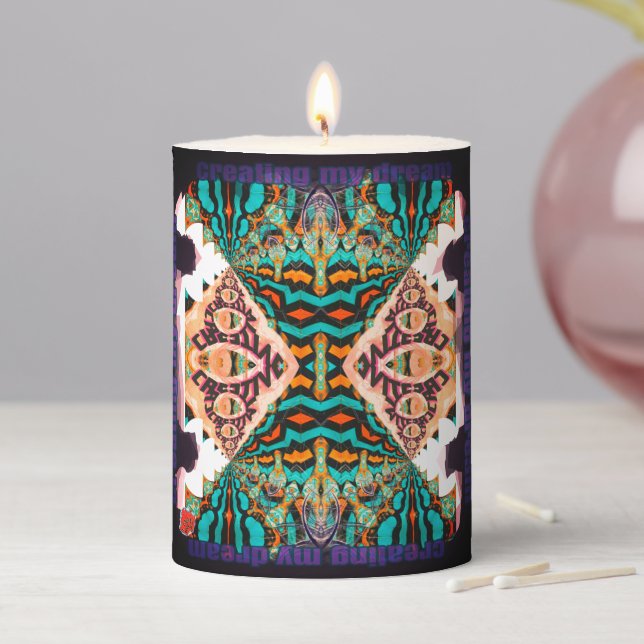 Creating my Dream Pillar Candle (In Situ)