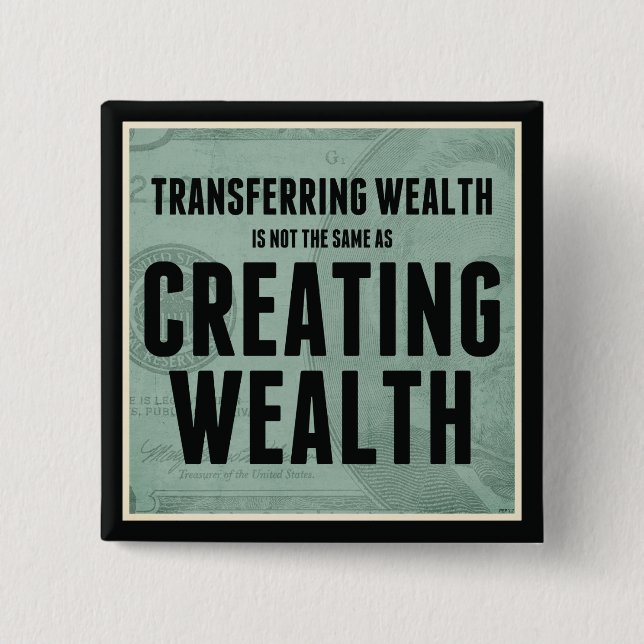 Creating Wealth Button (Front)