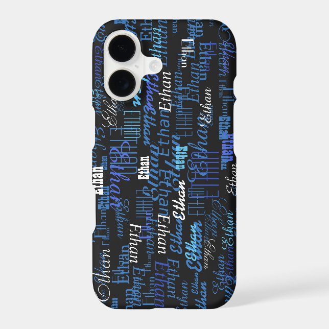 Creating your own pattern of name Case-Mate iPhone case (Back)