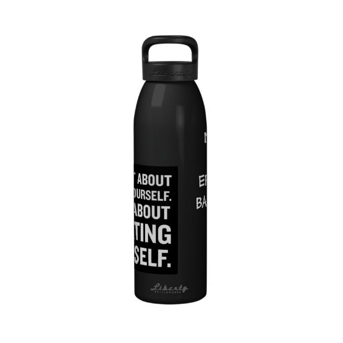 Creating Yourself Motivational Bottle Water Bottle