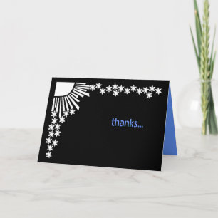 Creation Bar Bat Mitzvah Thank You Card