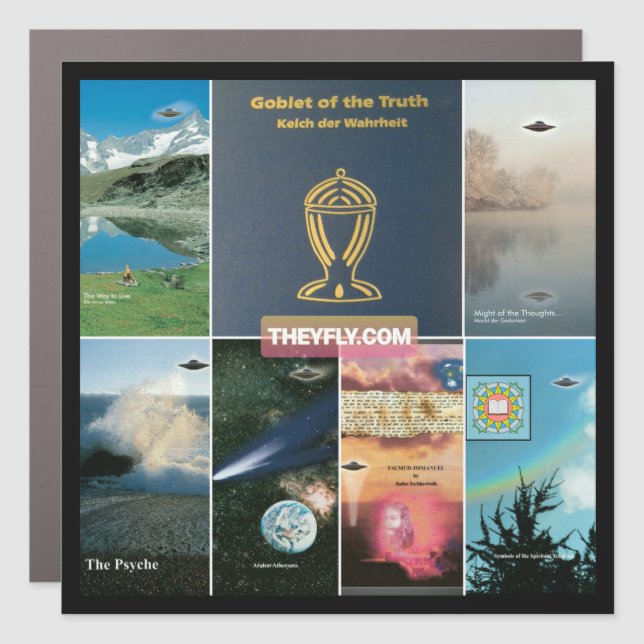 Creation-Energy Teaching Books by Billy Meier Car Magnet (Front)