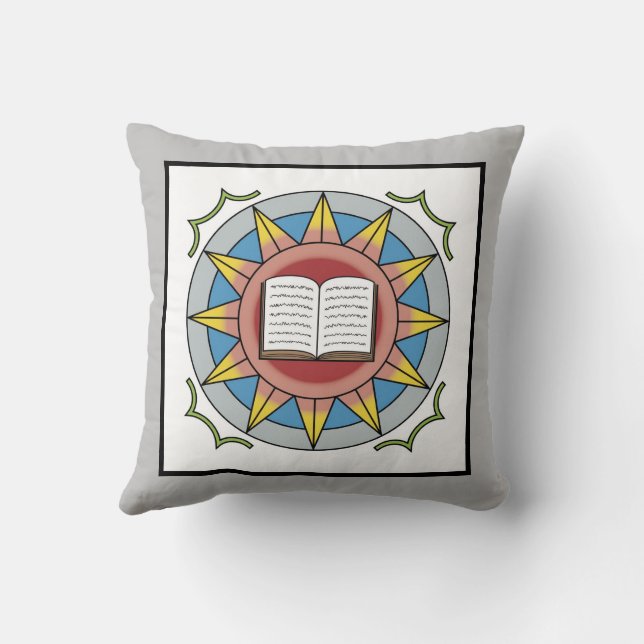 Creation-Energy Teaching  Throw Pillow (Back)