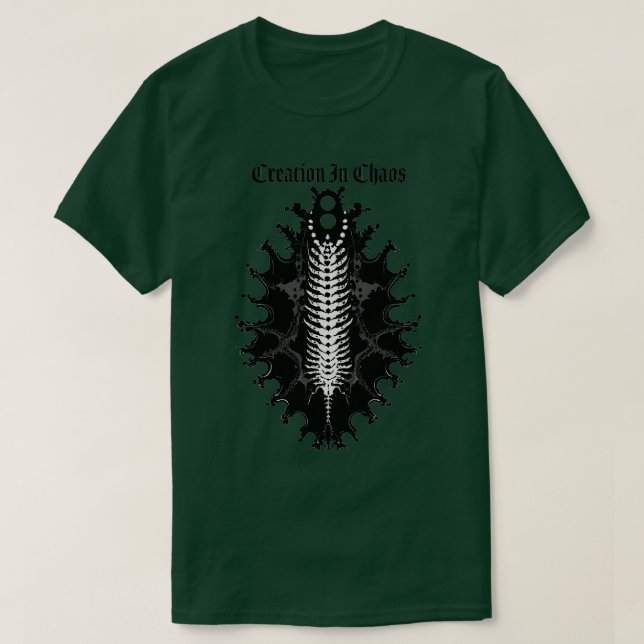Creation In Chaos Centipede TShirt (Design Front)