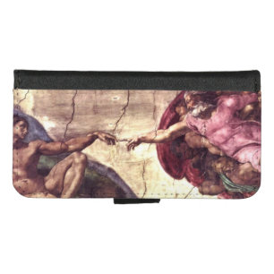 Creation of Adam by Buonarroti Michelangelo iPhone 8/7 Wallet Case
