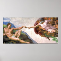 Creation of Adam by Michelangelo