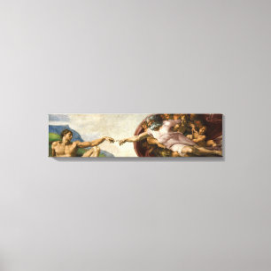 Creation of Adam Canvas Print
