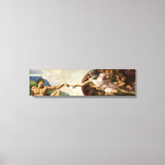 Creation of Adam Canvas Print