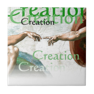 Creation of Adam Ceramic Tile