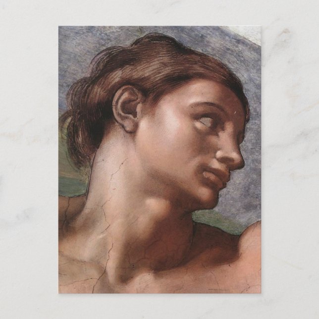 Creation of Adam (detail-Adam) Postcard (Front)