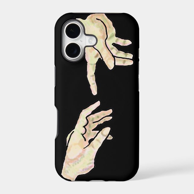Creation of Adam Hands Iphone Case (Back)