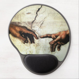 Creation of Adam - Hands Michelangelo 1475 - 1564 Gel Mouse Pad