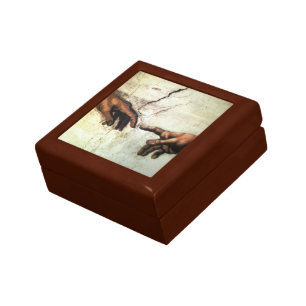 Creation of Adam - Hands Michelangelo 1475 - 1564 Gift Box