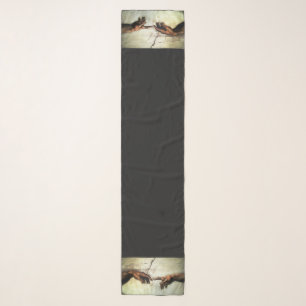 Creation of Adam - Hands Michelangelo 1475 - 1564  Scarf