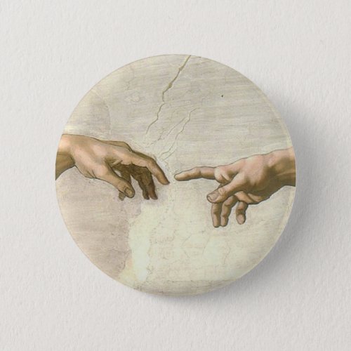 Creation of Adam Hands _ Michelangelo Button