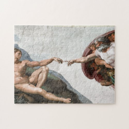 creation of adam jigsaw puzzle