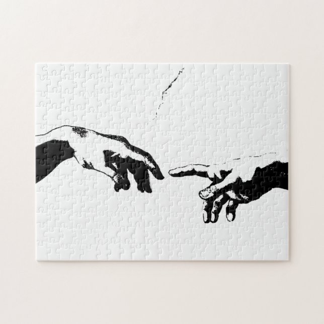 Creation of Adam Jigsaw Puzzle (Horizontal)