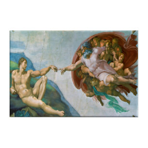Creation of Adam - Michelangelo 1475 - 1564 Acrylic Print