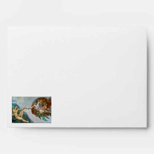Creation of Adam _ Michelangelo 1475 _ 1564 Envelope