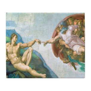 Creation of Adam - Michelangelo 1475 - 1564 Metal Print
