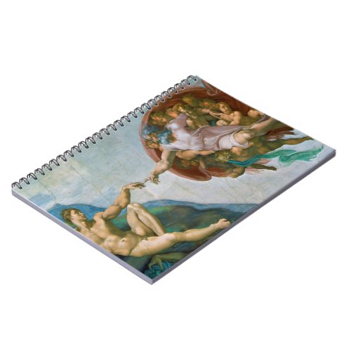 Creation of Adam _ Michelangelo 1475 _ 1564 Notebook