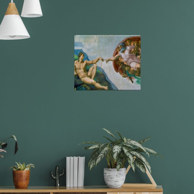 Creation of Adam - Michelangelo 1475 - 1564 Poster | Zazzle