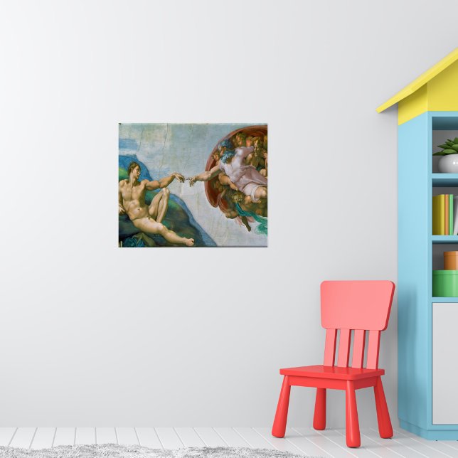 Creation of Adam - Michelangelo 1475 - 1564 Poster | Zazzle