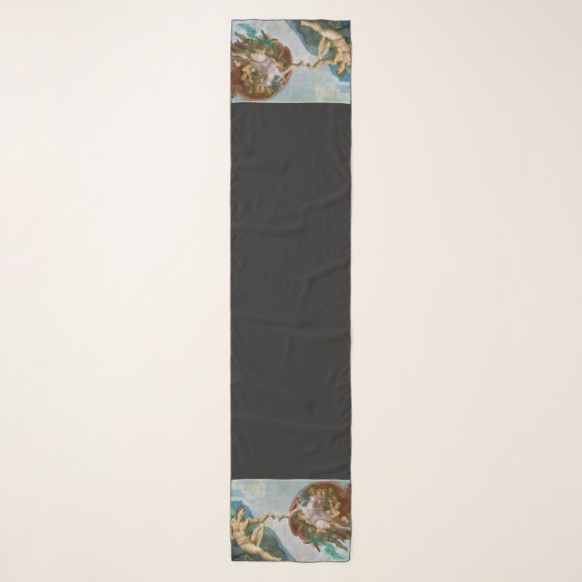 Creation of Adam - Michelangelo 1475 - 1564 Scarf (Front)