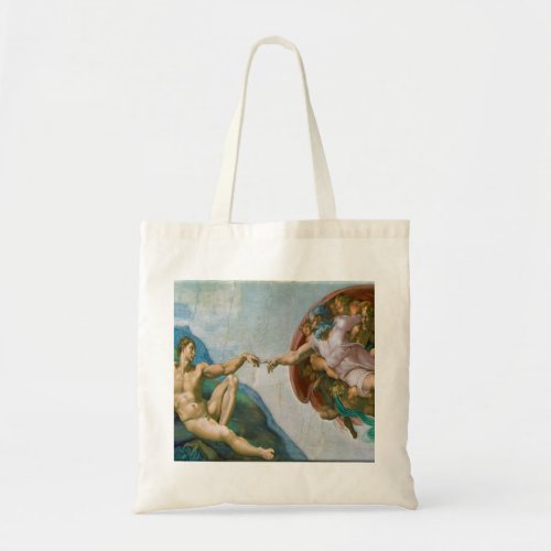 Creation of Adam _ Michelangelo 1475 _ 1564 Tote Bag