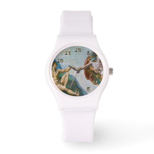 Creation of Adam _ Michelangelo 1475 _ 1564 Watch