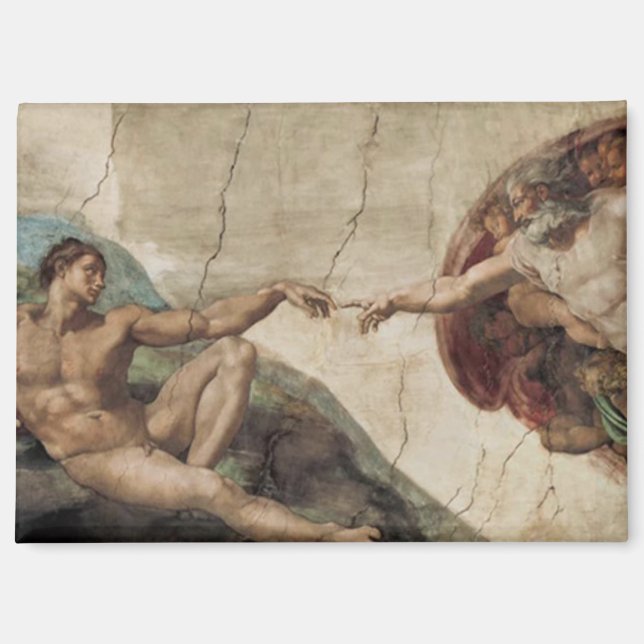 Creation of Adam, Michelangelo, Magnet (Front)