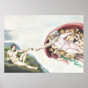 Creation of Adam Poster