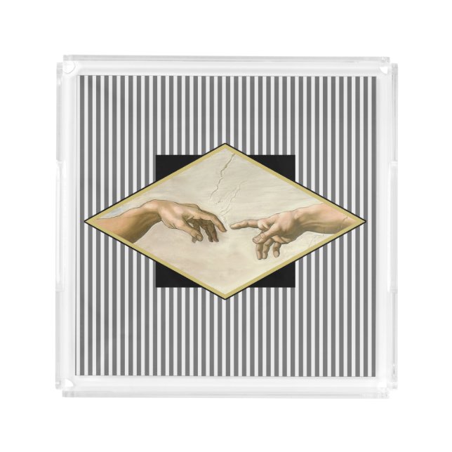 Creation of Adam Stripes Acrylic Tray (Front)