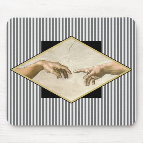 Creation of Adam Stripes Mouse Pad