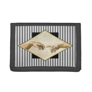 Creation of Adam Stripes Trifold Wallet