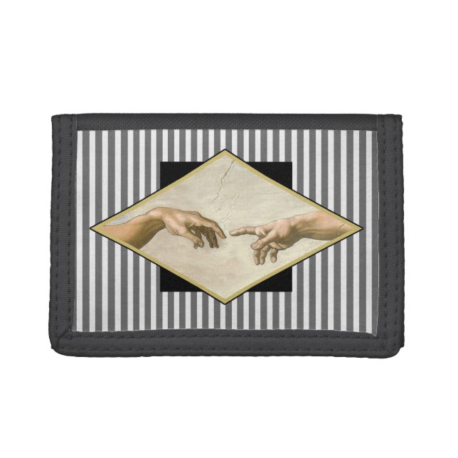 Creation of Adam Stripes Trifold Wallet (Front)