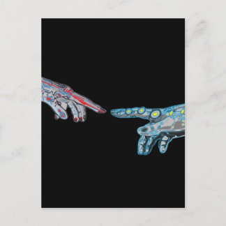 Creation of Cyber-Adam Postcard