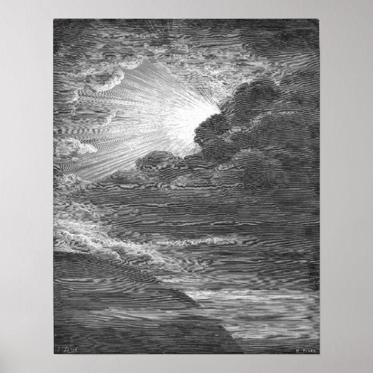 Creation of Light, by Gustave Doré Poster | Zazzle