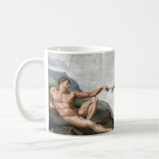 Creation of man coffee mug