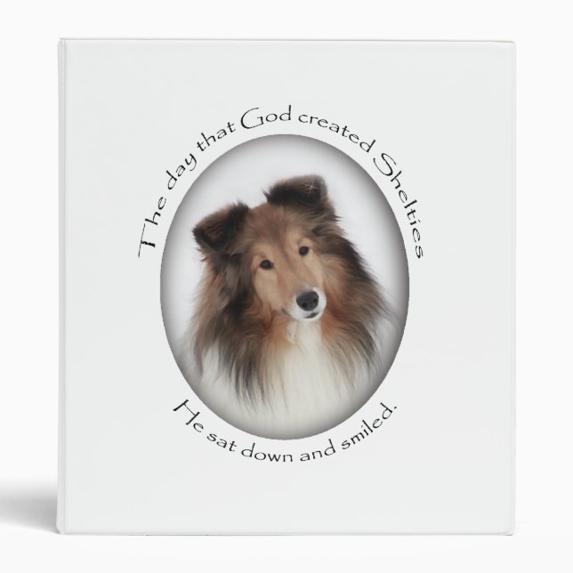 Creation of Shelties Binder (Front)