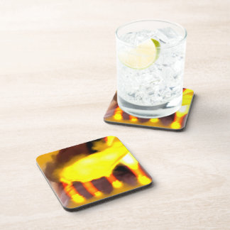 Creation of the dragon cat beverage coaster